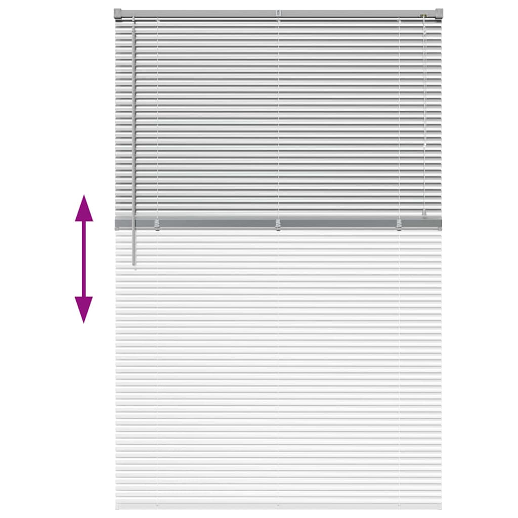 Βενετσιάνικες Ρόδες Ασημί 175 x 110 εκ Αλουμίνιο - Pakobazaar