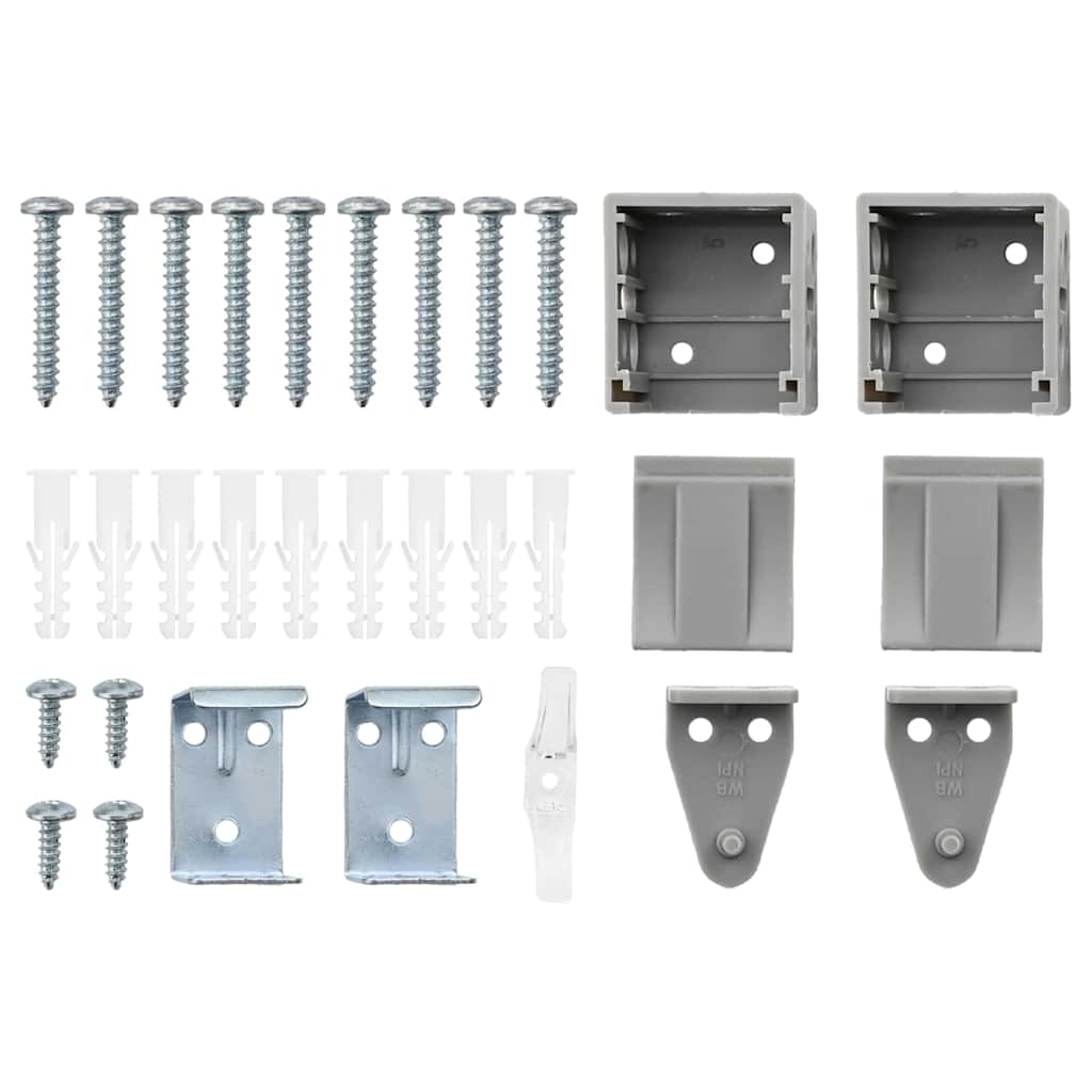 Βενετσιάνικες Ρόδες Ασημί 175 x 130 εκ Αλουμίνιο - Pakobazaar