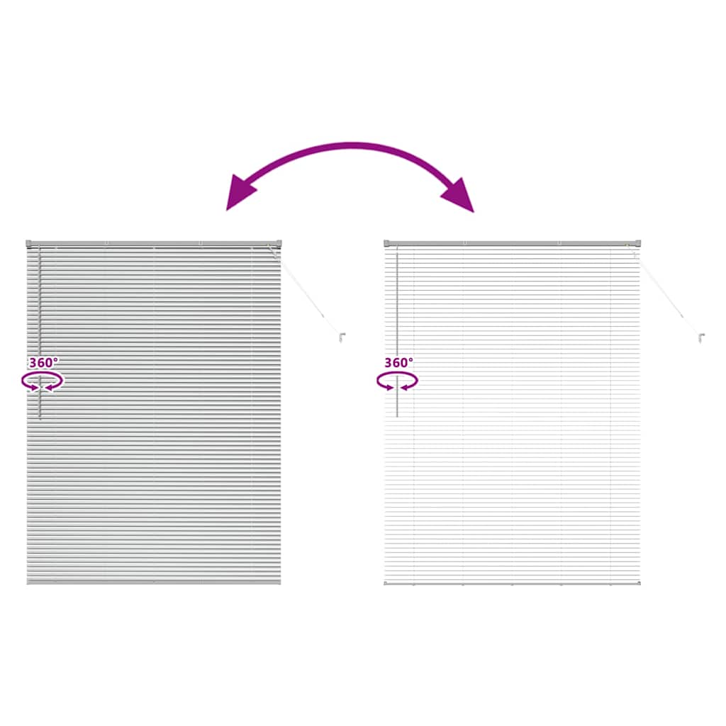 Βενετσιάνικες Ρόδες Ασημί 175 x 135 εκ Αλουμίνιο - Pakobazaar