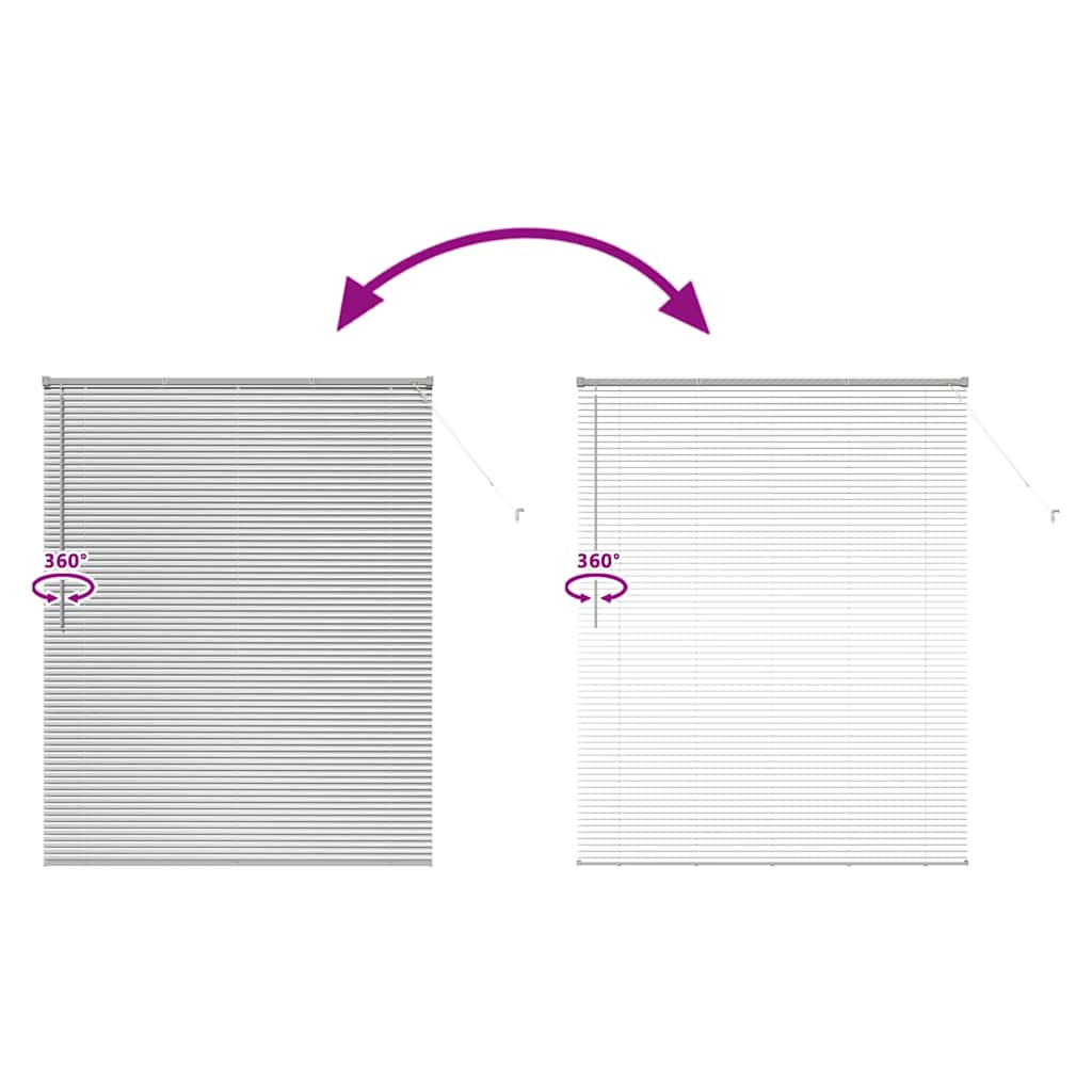 Βενετσιάνικες Ρόδες Ασημί 175 x 140 εκ. Αλουμίνιο - Pakobazaar