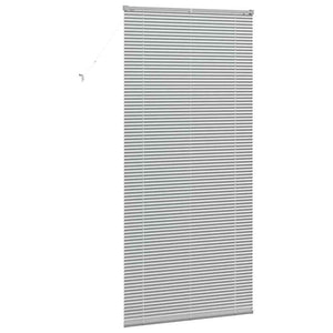 Βενετσιάνικες Ρόδες Ασημί 220 x 100 cm Αλουμίνιο - Pakobazaar