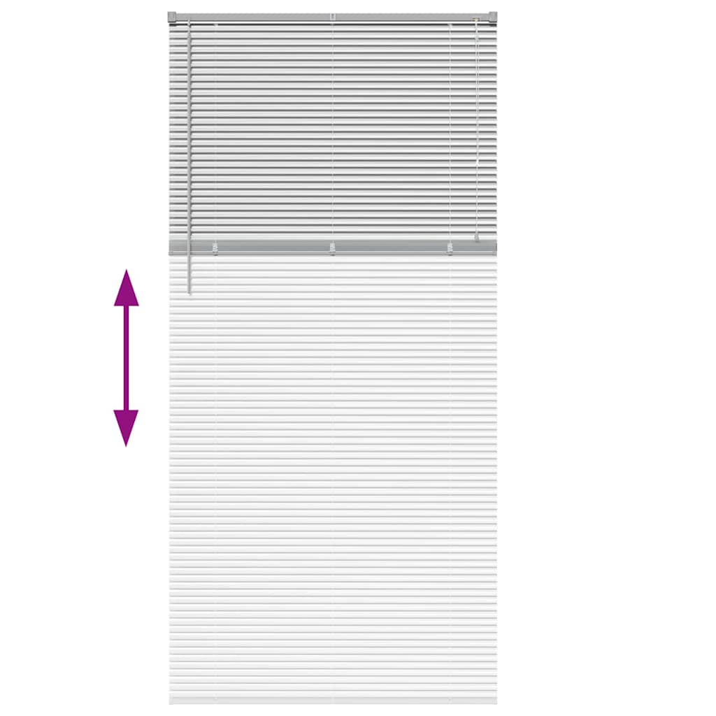 Βενετσιάνικες Ρόδες Ασημί 220 x 105 εκ Αλουμίνιο - Pakobazaar