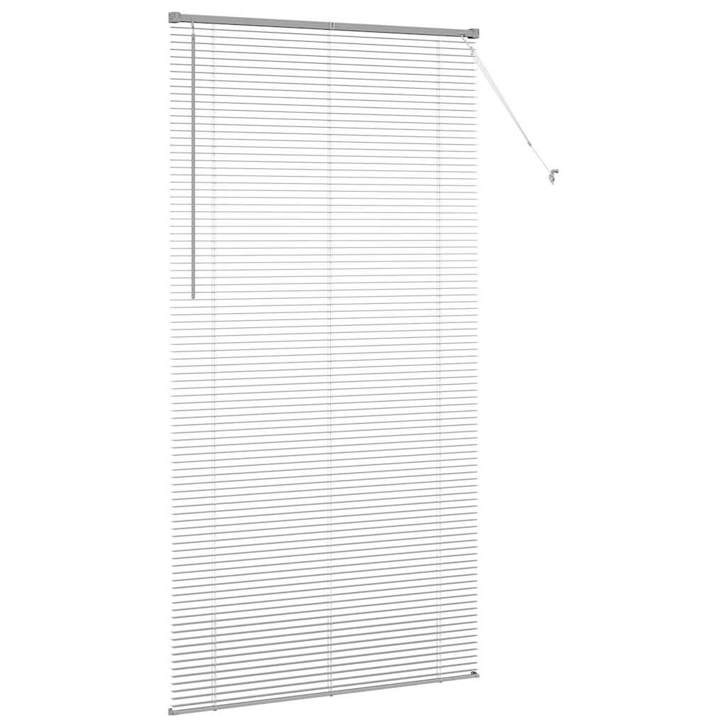 Βενετσιάνικες Ρόδες Ασημί 220 x 120 εκ Αλουμίνιο - Pakobazaar