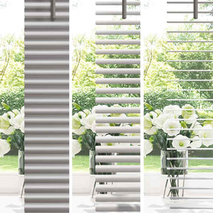 Βενετσιάνικες Ρόδες Ασημί 220 x 140 cm Αλουμίνιο