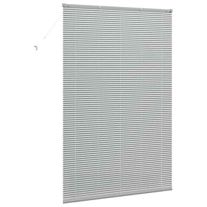 Βενετσιάνικες Ρόδες Ασημί 220 x 140 cm Αλουμίνιο