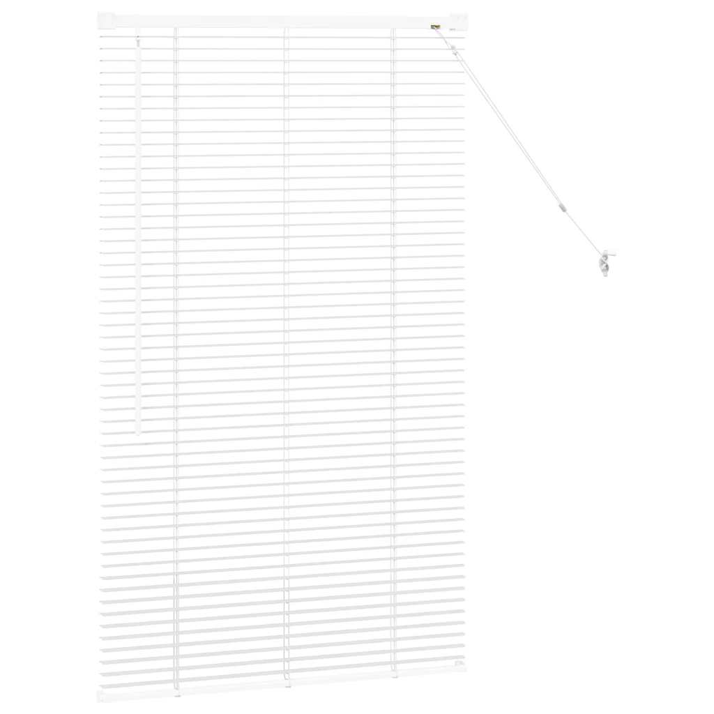 Βενετσιάνικες Ρόδες Λευκό 130 x 75 εκ Αλουμίνιο - Pakobazaar