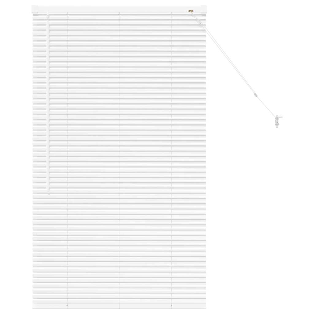 Βενετσιάνικες Ρόδες Λευκό 130 x 75 εκ Αλουμίνιο - Pakobazaar