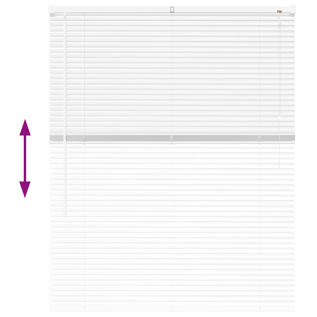 Βενετσιάνικες Ρόδες Λευκό 130 x 105 εκ Αλουμίνιο - Pakobazaar