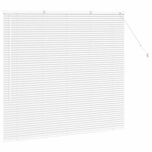 Βενετσιάνικες Ρόδες Λευκό 130 x 150 cm Αλουμίνιο - Pakobazaar