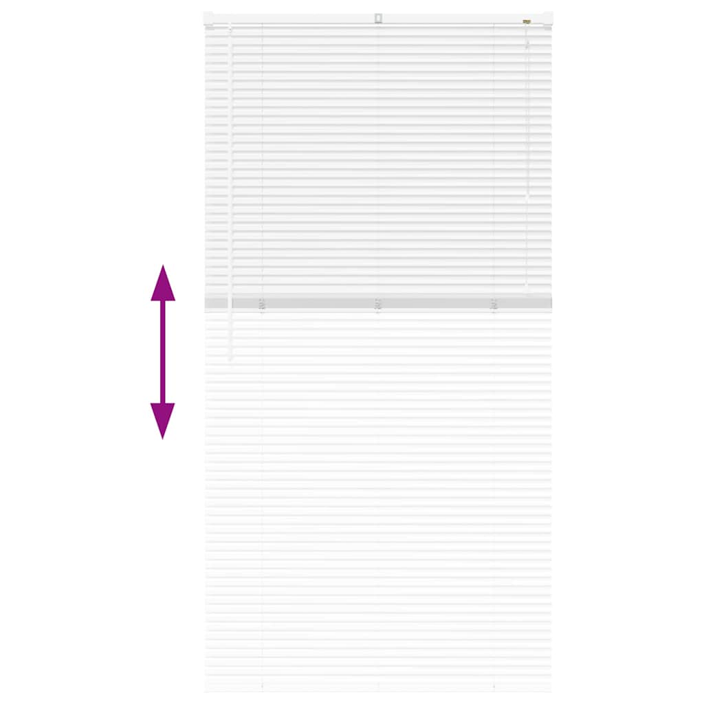 Βενετσιάνικες Ρόδες Λευκό 175 x 95 εκ Αλουμίνιο - Pakobazaar