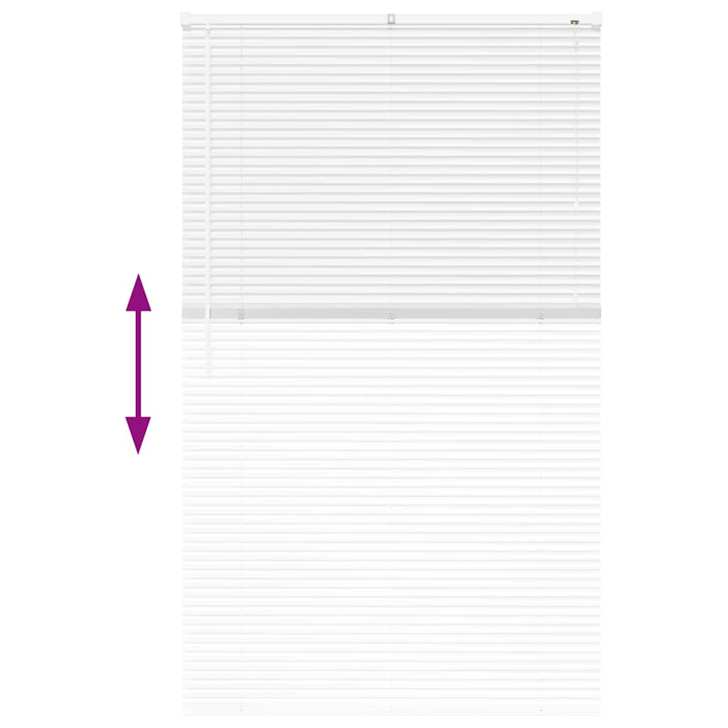 Βενετσιάνικες Ρόδες Λευκό 175 x 105 εκ Αλουμίνιο - Pakobazaar