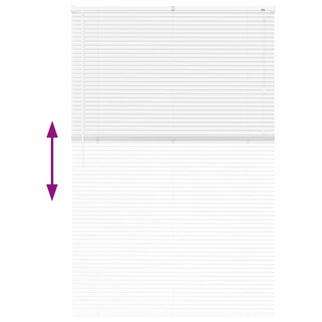 Βενετσιάνικες Ρόδες Λευκό 175 x 120 εκ Αλουμίνιο - Pakobazaar