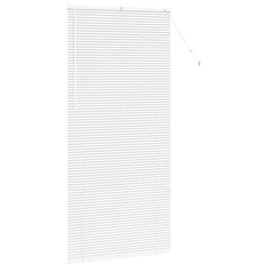Βενετσιάνικες Ρόδες Λευκό 220 x 100 cm Αλουμίνιο - Pakobazaar