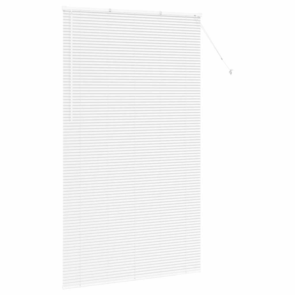 Βενετσιάνικες Ρόδες Λευκό 220 x 125 εκ Αλουμίνιο - Pakobazaar