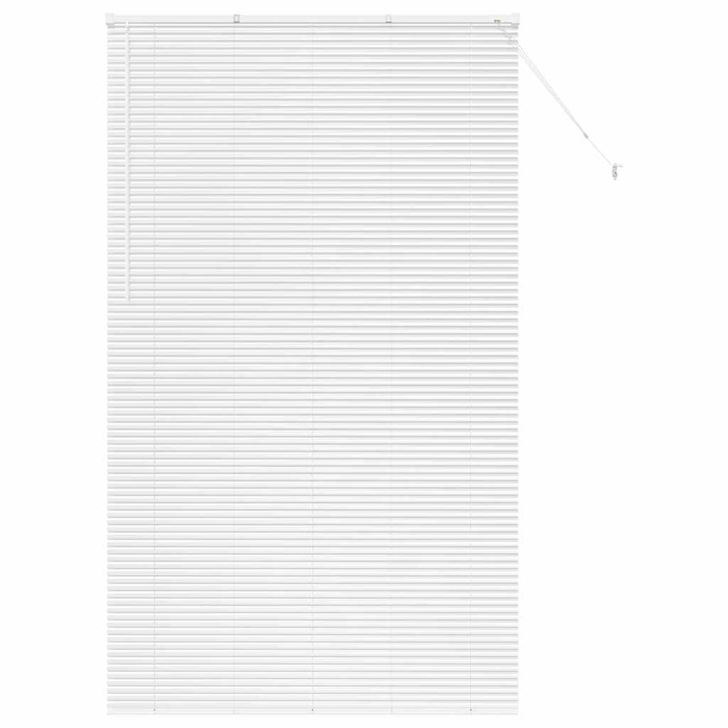 Βενετσιάνικες Ρόδες Λευκό 220 x 125 εκ Αλουμίνιο - Pakobazaar
