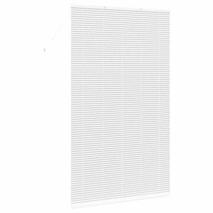 Βενετσιάνικες Ρόδες Λευκό 220 x 135 εκ Αλουμίνιο - Pakobazaar