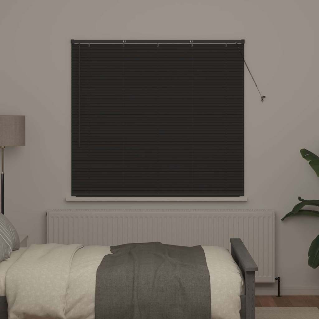 Βενετσιάνικες Ρόδες Σκούρο Γκρι 130 x 140 cm Αλουμίνιο - Pakobazaar