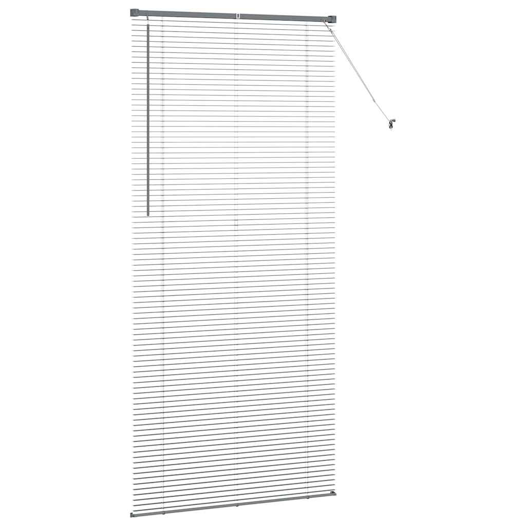 Βενετσιάνικες Ρόδες Σκούρο Γκρι 220 x 105 εκ Αλουμίνιο - Pakobazaar