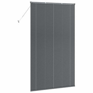 Βενετσιάνικες Ρόδες Σκούρο Γκρι 220 x 125 εκ Αλουμίνιο - Pakobazaar