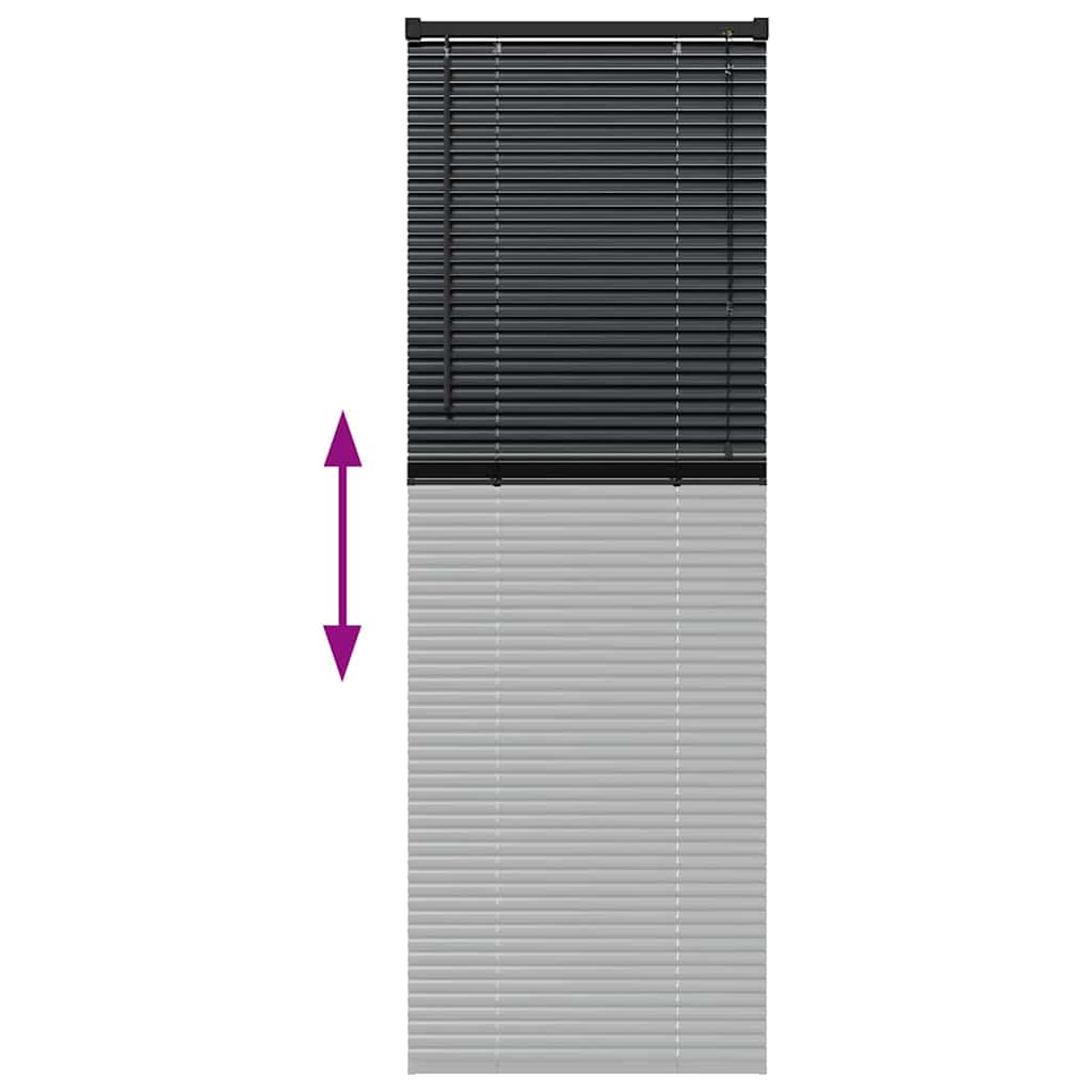 Βενετσιάνικες Ρόδες Μαύρο 175 x 65 εκ Αλουμίνιο - Pakobazaar