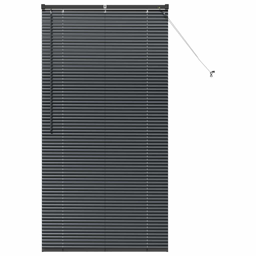 Βενετσιάνικες Ρόδες Μαύρο 175 x 90 εκ Αλουμίνιο - Pakobazaar