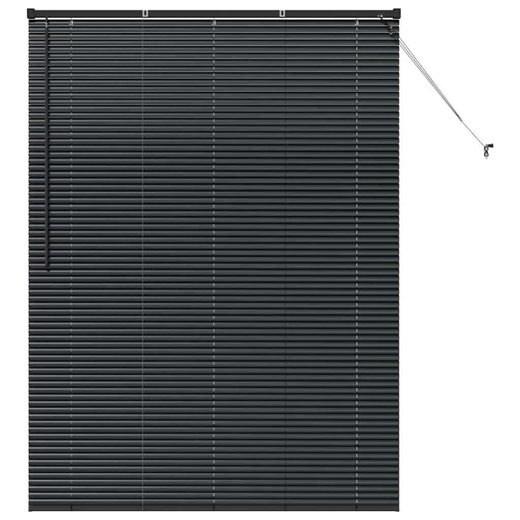 Βενετσιάνικες Ρόδες Μαύρο 175 x 130 εκ Αλουμίνιο - Pakobazaar