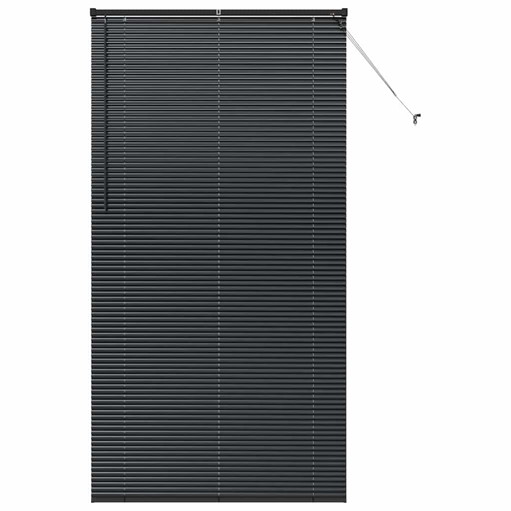 Βενετσιάνικες Ρόδες Μαύρο 220 x 120 εκ Αλουμίνιο - Pakobazaar