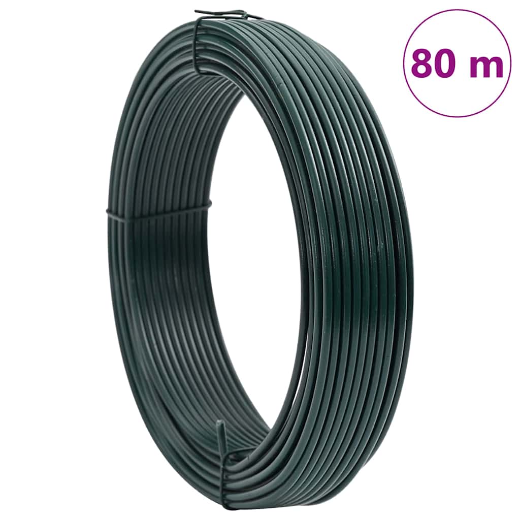 Σχοινί Περιφράξεως Πράσινο 80 m PVC
