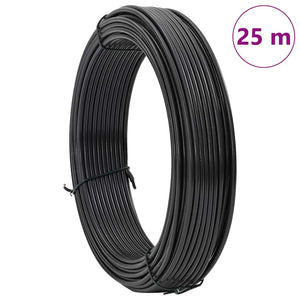 Σχοινί Περιφράξεως Ανθρακί 25 m PVC - Pakobazaar