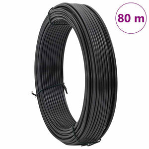Σχοινί Περιφράξεως Ανθρακί 80 m PVC