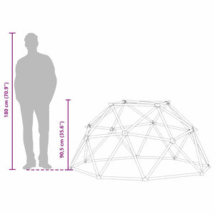 Δομή αναρρίχησης για παιδιά Μπλε 6FT χωρίς Slide Ατσάλι
