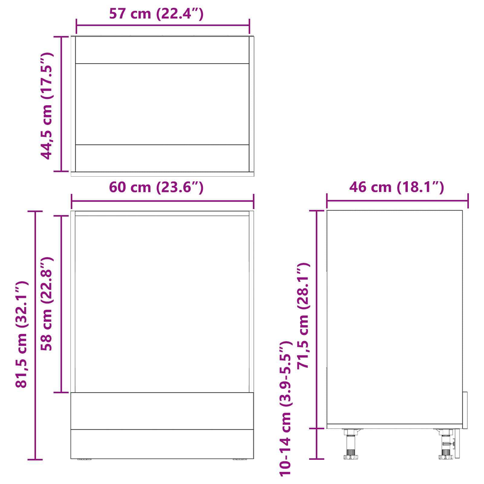 Κρεμαστό ντουλάπι με αποθήκευση Artisan Oak 60 x 46 x 81,5 εκ - Pakobazaar