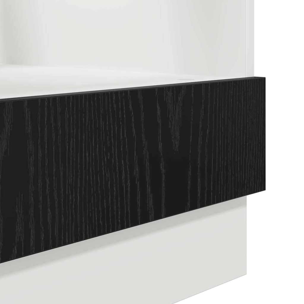 Κρεμαστό ντουλάπι με αποθήκευση Μαύρη Οξυά 60 x 46 x 81,5 εκ