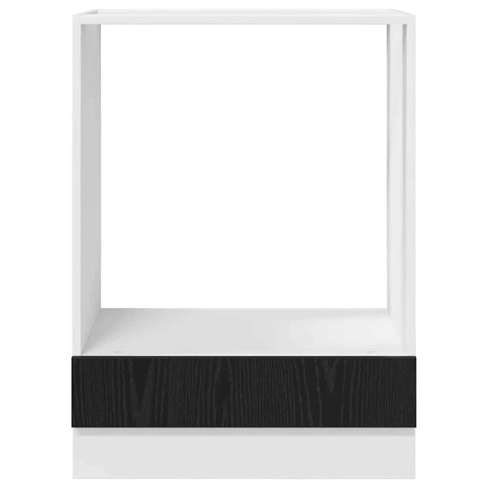 Κρεμαστό ντουλάπι με αποθήκευση Μαύρη Οξυά 60 x 46 x 81,5 εκ