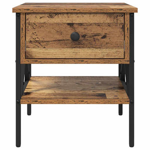 Κομοδίνο με συρτάρι 2 pcs Παλαιό ξύλο 40 x 42 x 45 εκ. - Pakobazaar