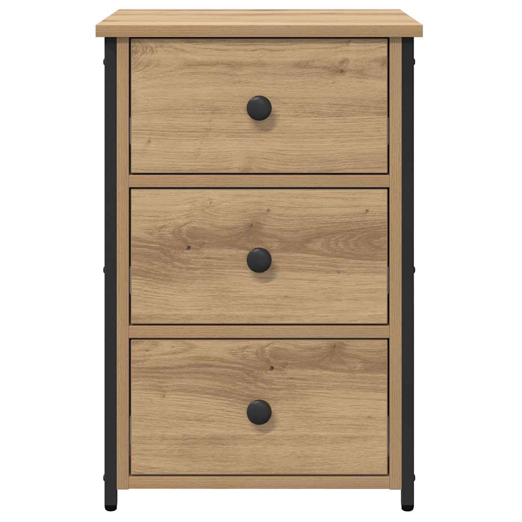 Κομοδίνο 2 pcs Καφέ 40 x 36 x 60 εκ Στερεό Ανακτηθέν Ξύλο