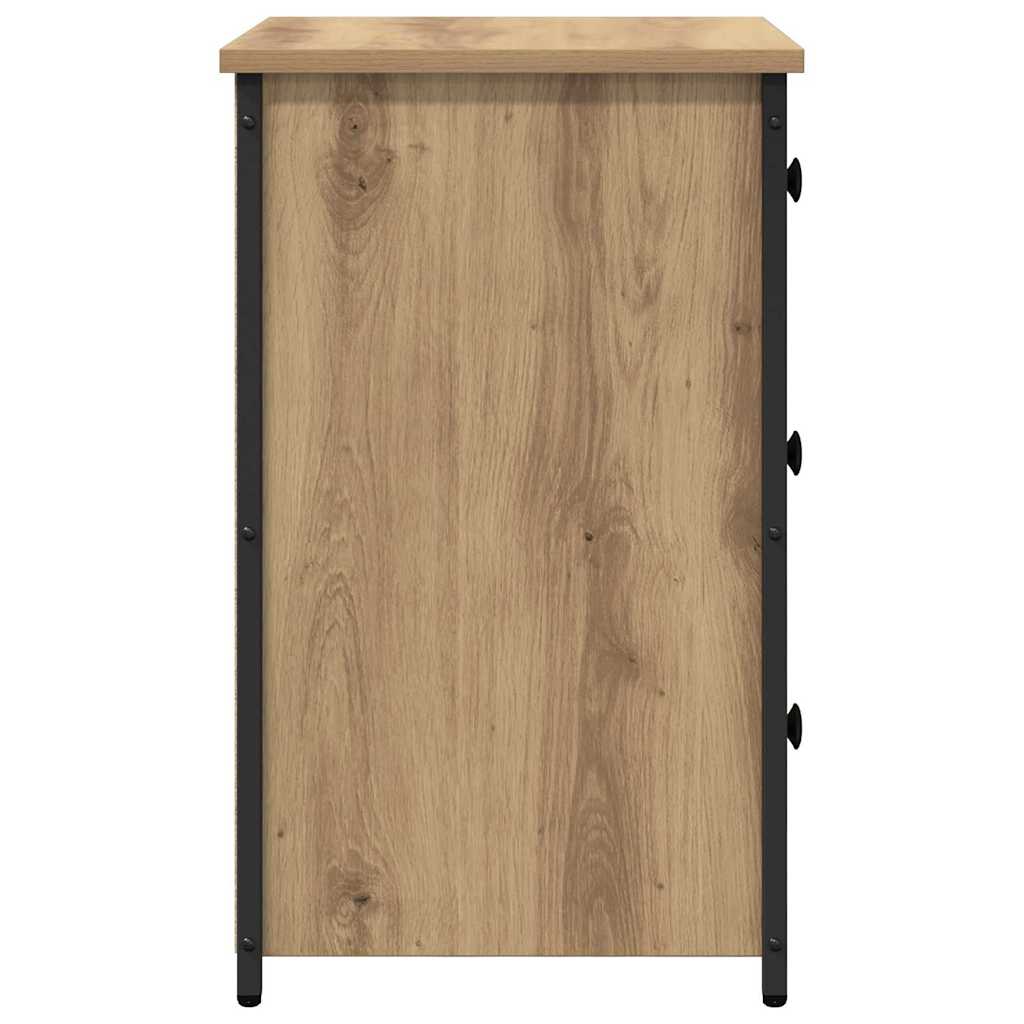 Κομοδίνο 2 pcs Καφέ 40 x 36 x 60 εκ Στερεό Ανακτηθέν Ξύλο