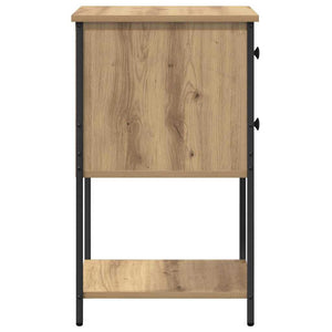 Κομοδίνο 2 pcs artisan δρυς 32 x 42 x 70 εκ Επεξεργασμένο ξύλο - Pakobazaar