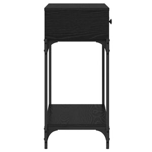 Τραπέζι κονσόλας Μαύρη δρυς 75 x 34,5 x 75 εκ