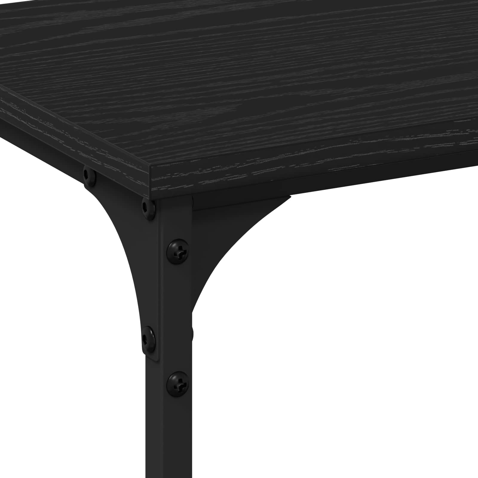 Τραπέζι κονσόλας Μαύρη δρυς 200 x 29 x 75 cm - Pakobazaar