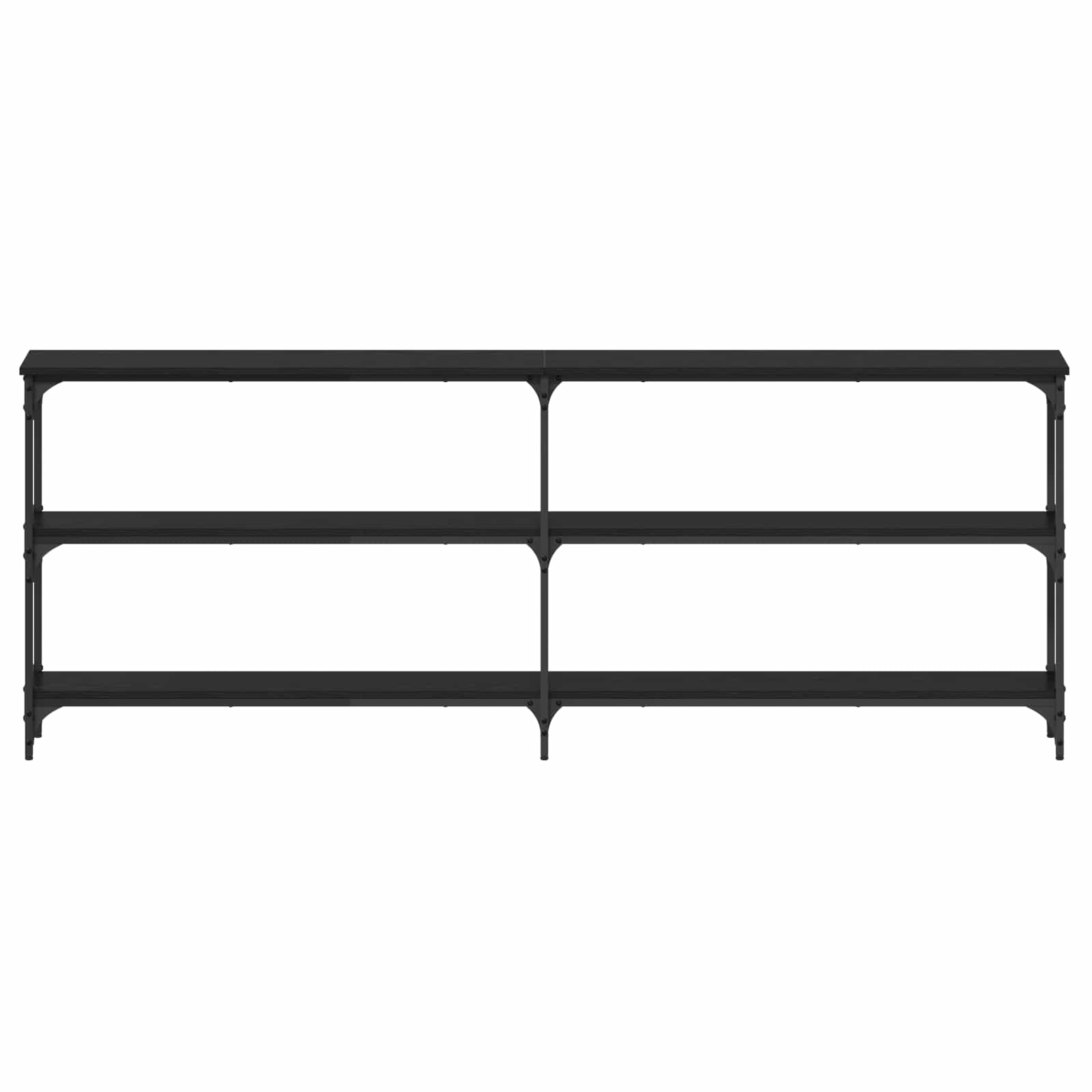 Τραπέζι κονσόλας Μαύρη δρυς 200 x 29 x 75 cm - Pakobazaar