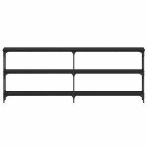 Τραπέζι κονσόλας Μαύρη δρυς 200 x 29 x 75 cm - Pakobazaar
