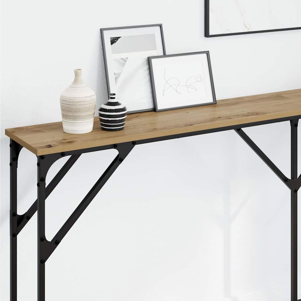Τραπέζι κονσόλας artisan δρυς 180 x 23 x 75 cm - Pakobazaar