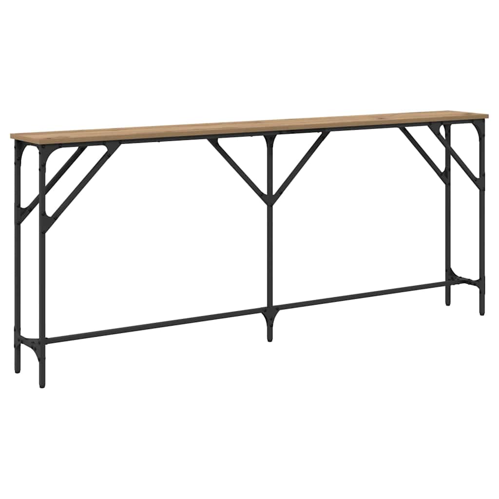 Τραπέζι κονσόλας artisan δρυς 180 x 23 x 75 cm - Pakobazaar