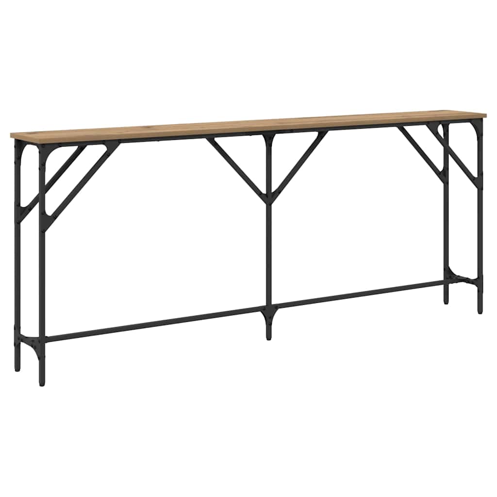 Τραπέζι κονσόλας artisan δρυς 180 x 23 x 75 cm - Pakobazaar