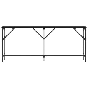 Τραπέζι κονσόλας Μαύρη δρυς 180 x 23 x 75 cm - Pakobazaar