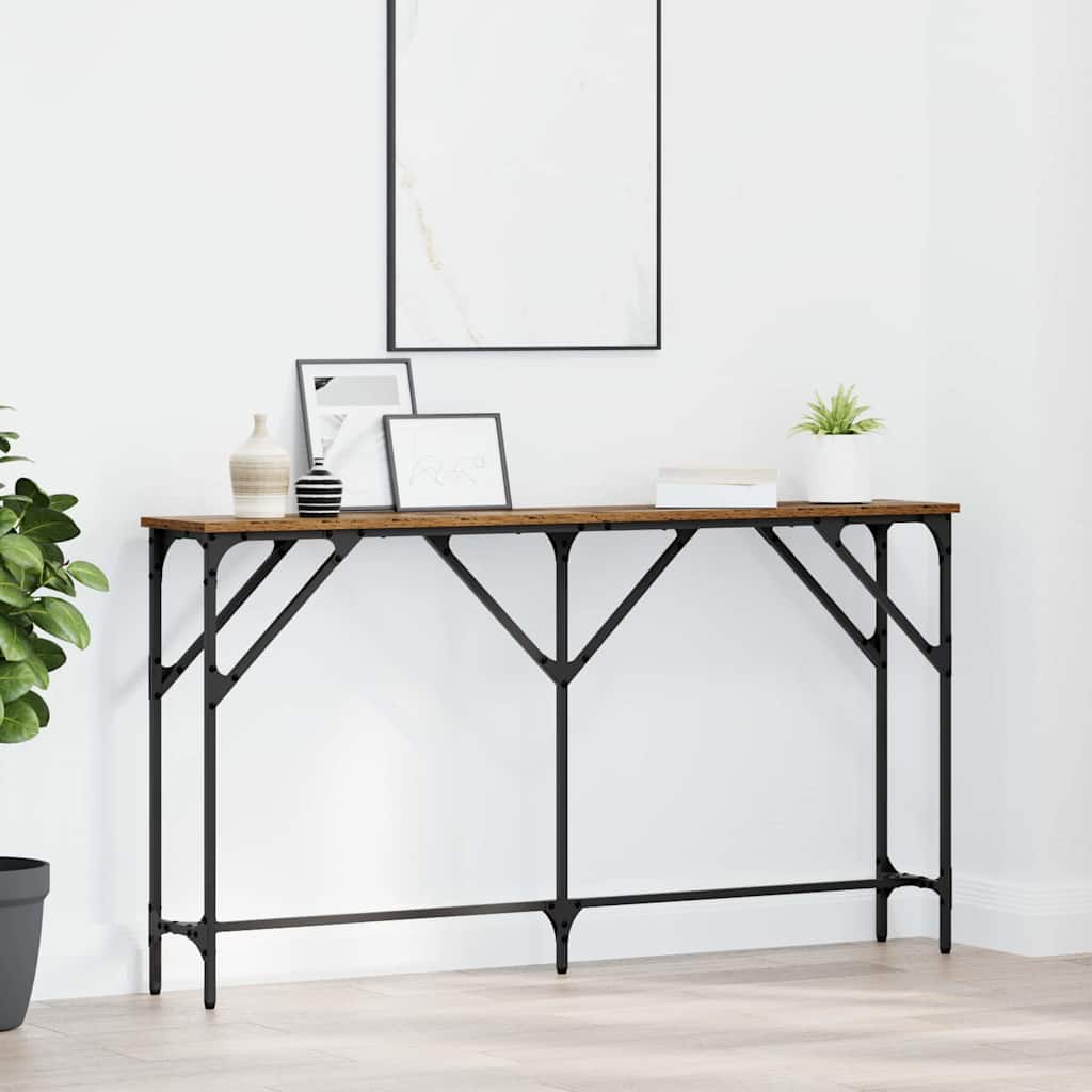 Τραπέζι κονσόλας Παλιό Ξύλο 140 x 23 x 75 cm - Pakobazaar