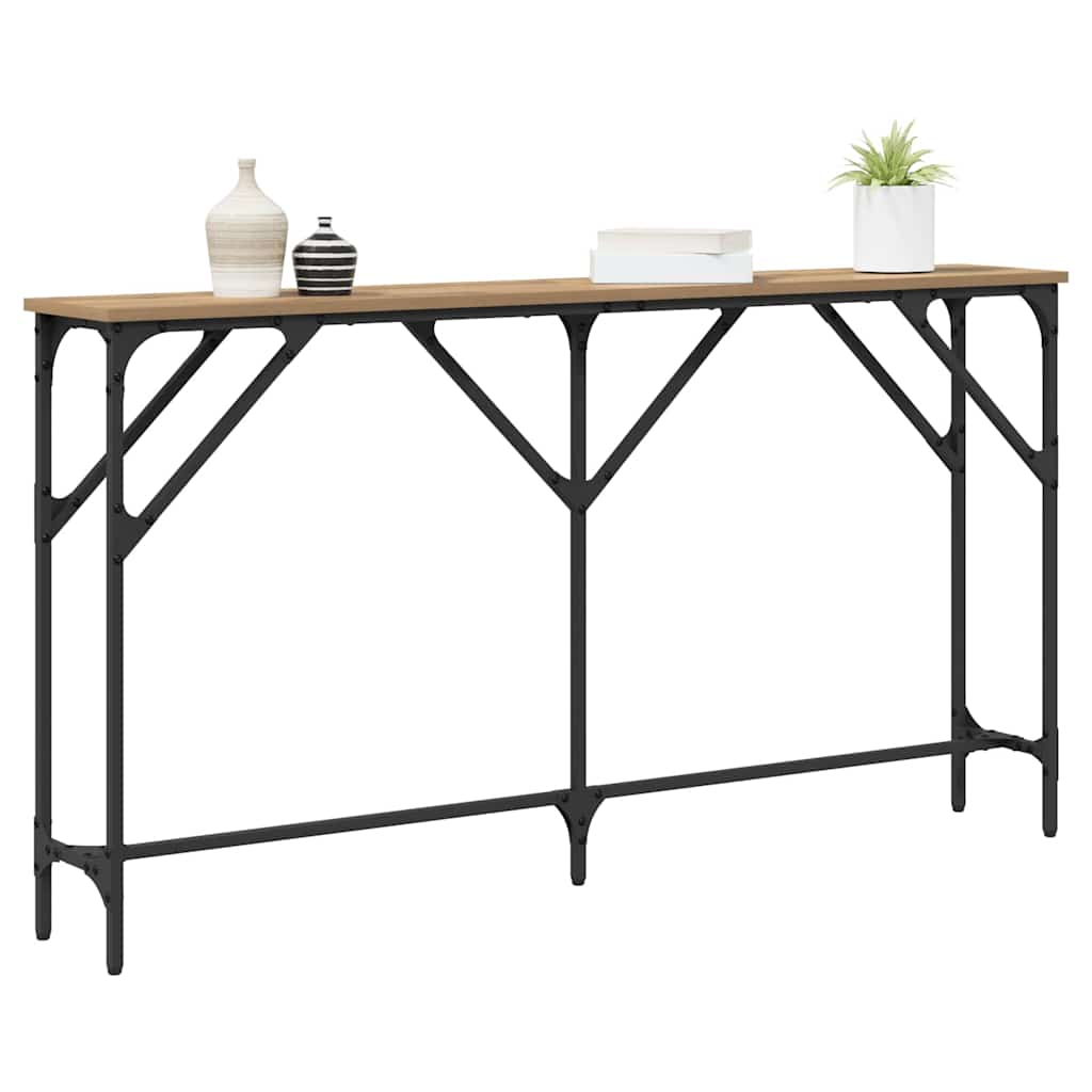 Τραπέζι κονσόλας artisan δρυς 140 x 23 x 75 cm - Pakobazaar