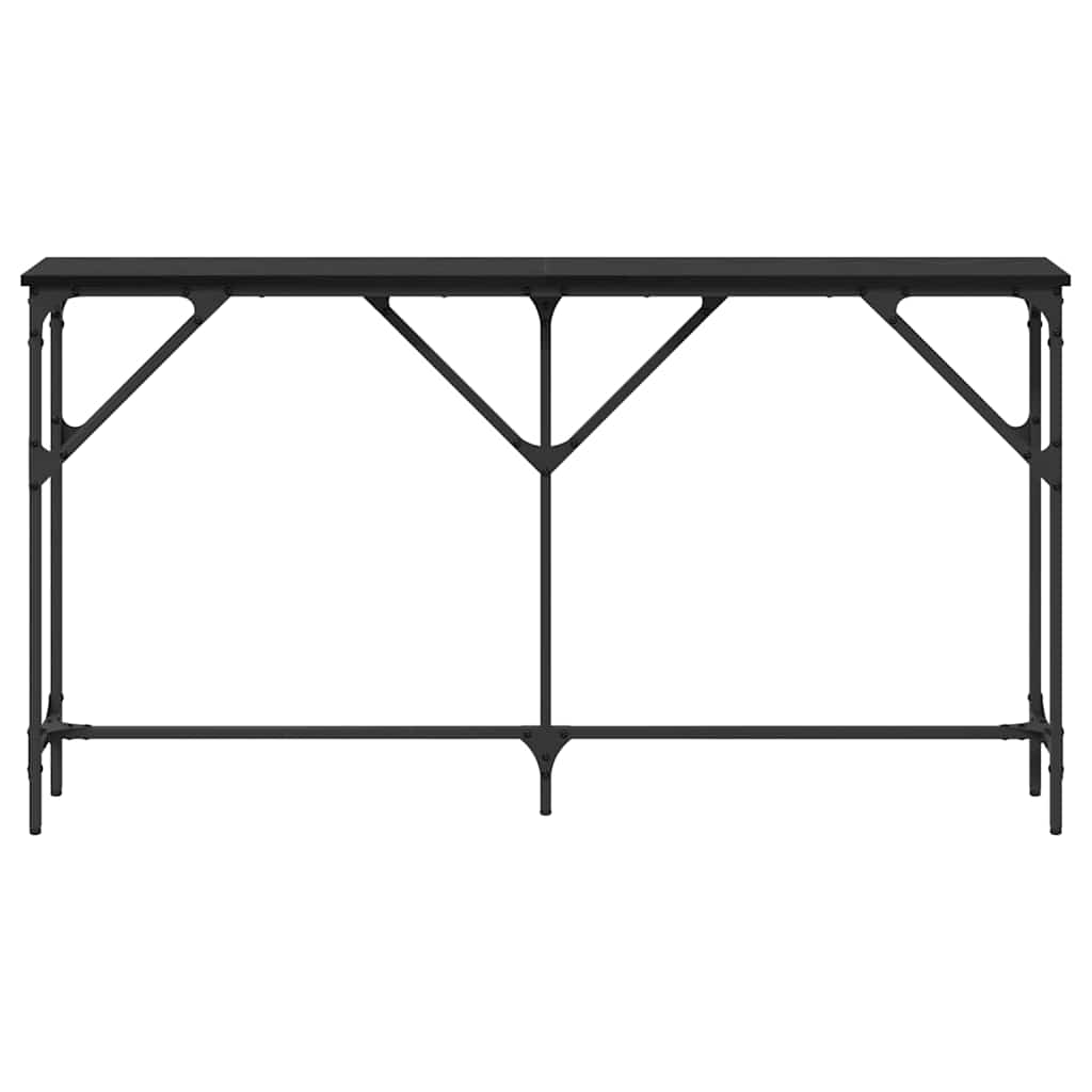 Τραπέζι κονσόλας Μαύρη δρυς 140 x 23 x 75 cm - Pakobazaar