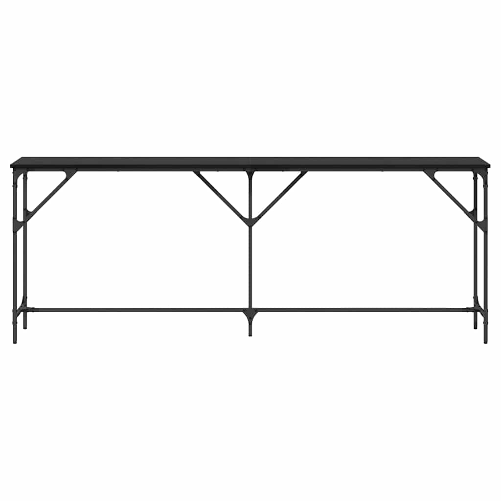 Τραπέζι κονσόλας Μαύρη δρυς 200 x 29 x 75 cm